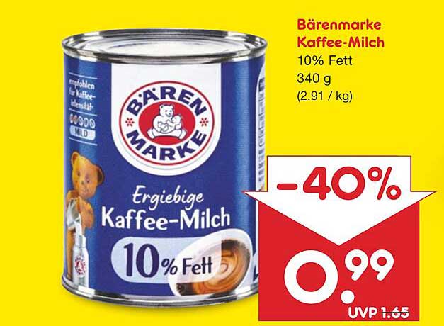 Bärenmarke Kaffee-Milch