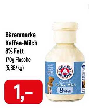 Bärenmarke Kaffee-Milch 8% Fett