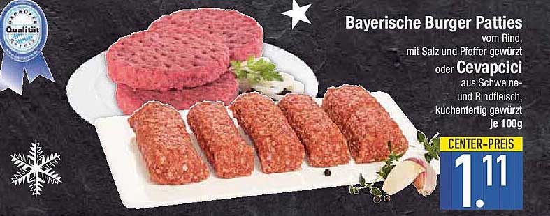 Bayerische Burger Patties