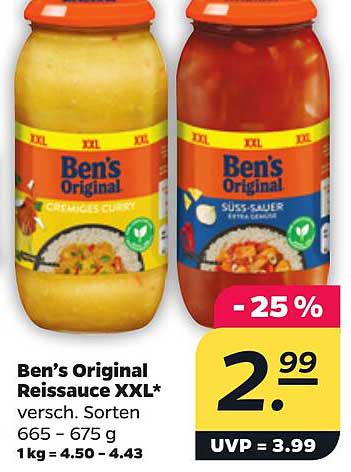 Ben’s Original Reissauce XXL*