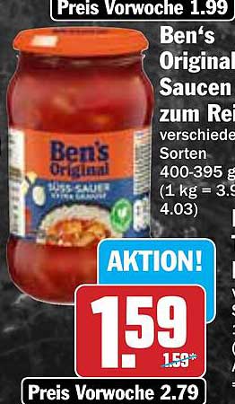 Ben's Original Saucen zum Reis