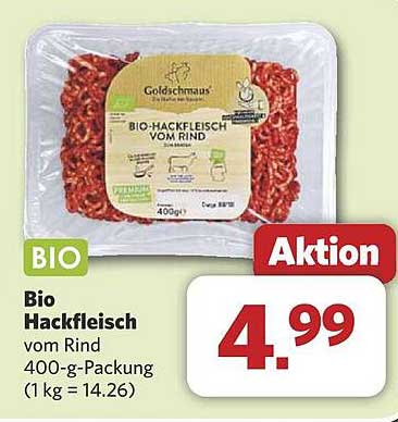 Bio Hackfleisch vom Rind