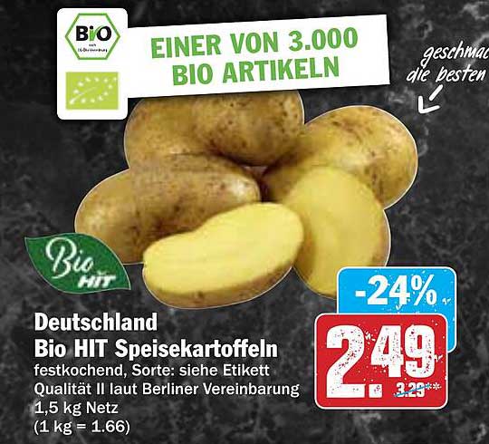 Bio HIT Speisekartoffeln