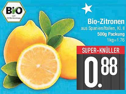 Bio-Zitronen