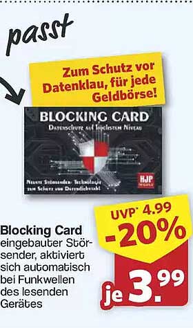 Blocking Card