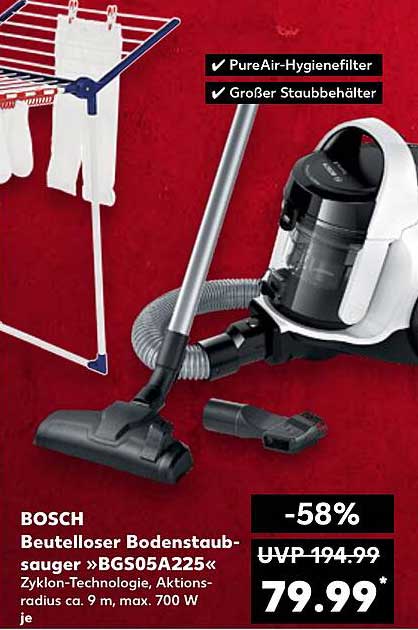 BOSCH Beutelloser Bodenstaubsauger »BGS05A225«