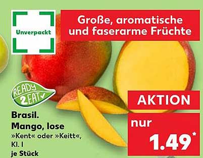 Brasil Mango, lose »Kent« oder »Keitt«