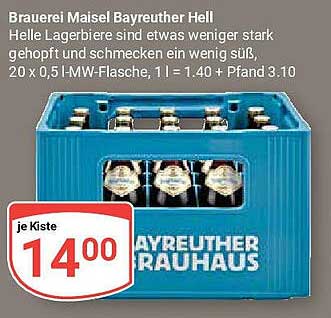 Brauerei Maisel Bayreuther Hell