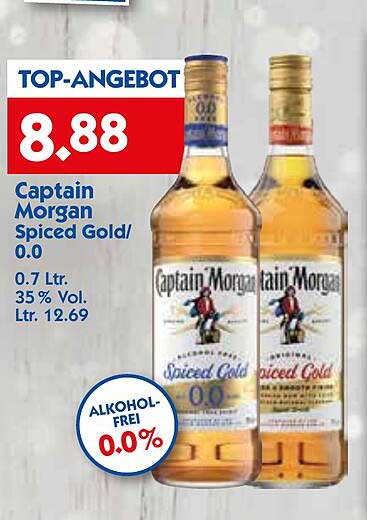 Captain Morgan Spiced Gold/0.0