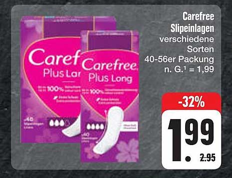 Carefree Sliplelagen Plus Long