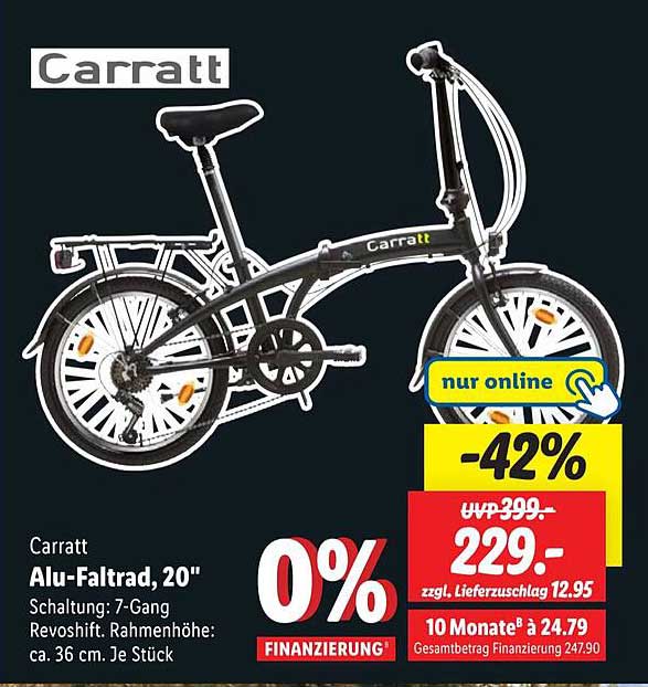 Carratt Alu-Faltrad, 20"