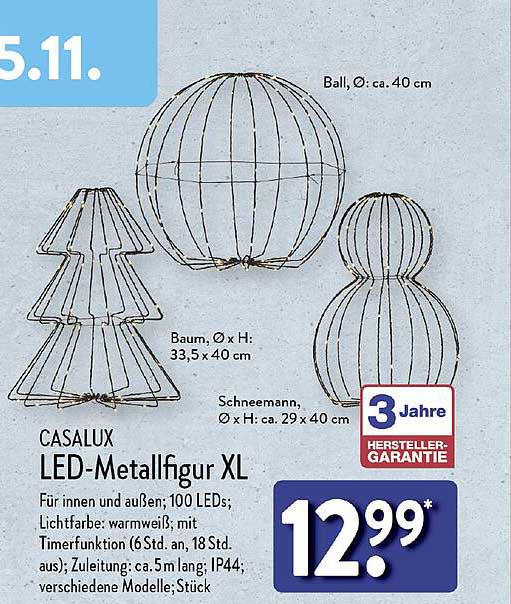 CASALUX LED-Metallfigur XL