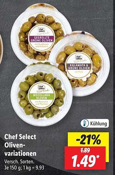 Chef Select Oliven-variationen