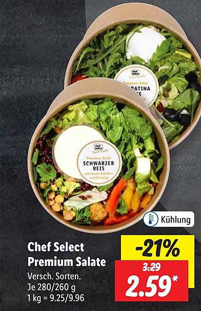 Chef Select Premium Salate