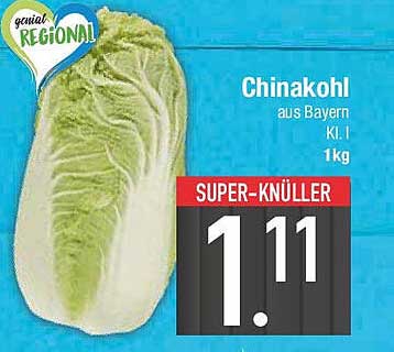 Chinakohl aus Bayern