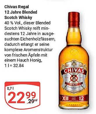 Chivas Regal 12 Jahre Blended Scotch Whisky