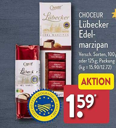 CHOCEUR Lübecker Edelmarzipan