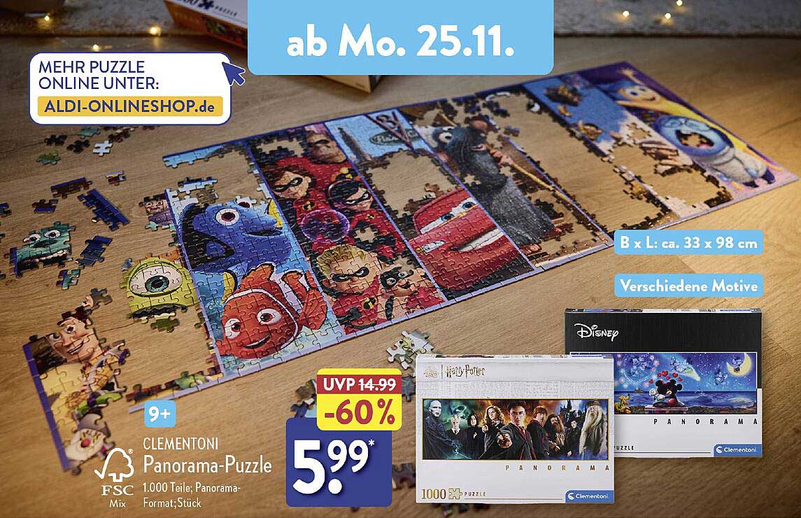 CLEMENTONI Panorama-Puzzle