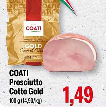 COATI Prosciutto Cotto Gold