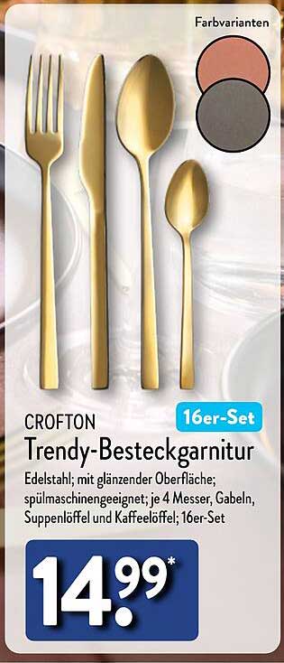 CROFTON Trendy-Besteckgarnitur