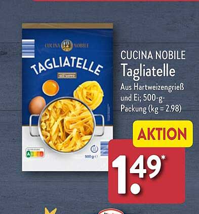 CUCINA NOBILE Tagiatelle