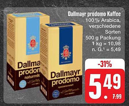 Dallmayr prodomo Kaffee