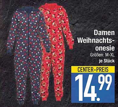 Damen Weihnachts-onesie