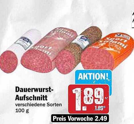 Dauerwurst-Aufschnitt