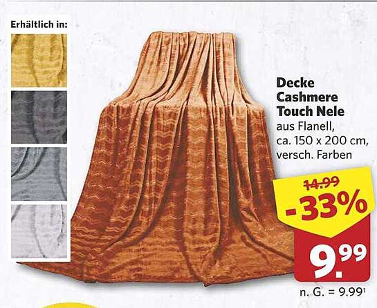 Decke Cashmere Touch Nele