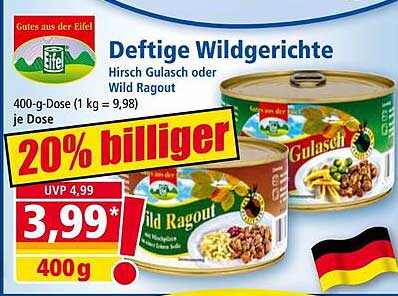 Deftige Wildgerichte