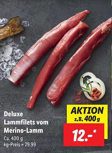 Deluxe Lammfilets vom Merino-Lamm