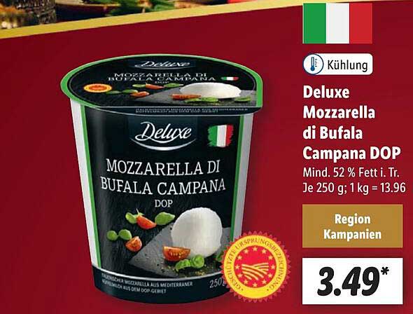 Deluxe Mozzarella di Bufala Campana DOP