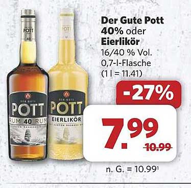 Der Gute Pott 40% oder Eierlikör