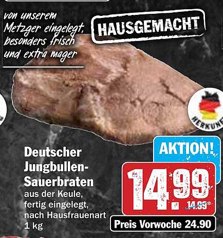 Deutscher Jungbullen-Sauerbraten