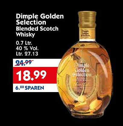 Dimple Golden Selection Blended Scotch Whisky