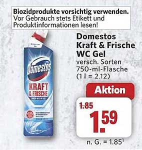 Domestos Kraft & Frische WC Gel