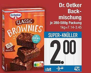 Dr. Oetker Back-mischung Brownies