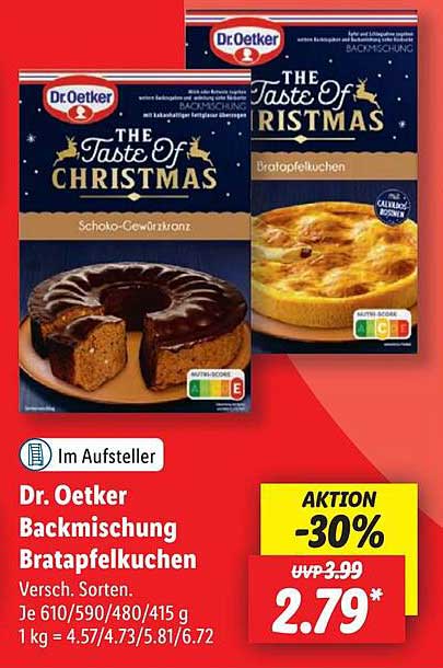 Dr. Oetker Backmischung Bratapfelkuchen