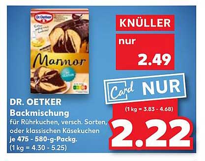 DR. OETKER Backmischung