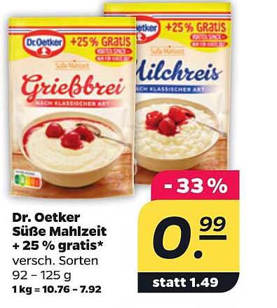 Dr. Oetker Grießbrei