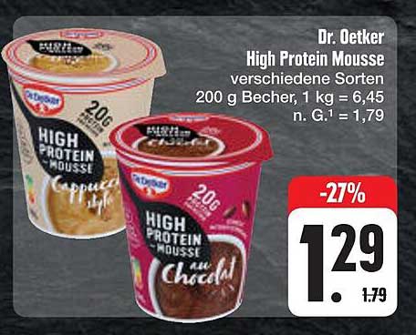 Dr. Oetker High Protein Mousse