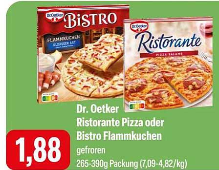 Dr. Oetker Ristorante Pizza oder Bistro Flammkuchen