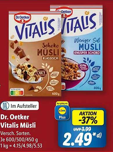 Dr. Oetker Vitalis Müsli