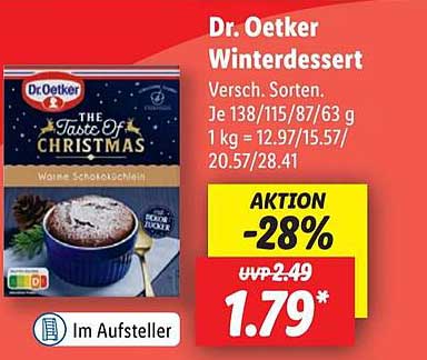 Dr. Oetker Winterdessert