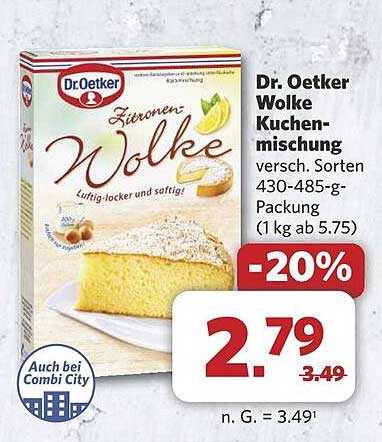 Dr. Oetker Wolke Kuchen-mischung