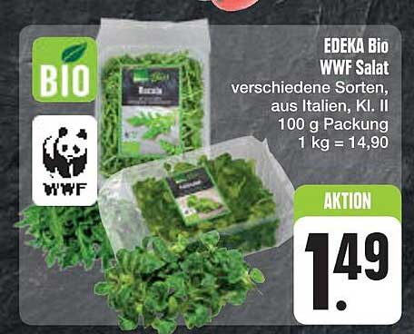 EDEKA Bio WWF Salat