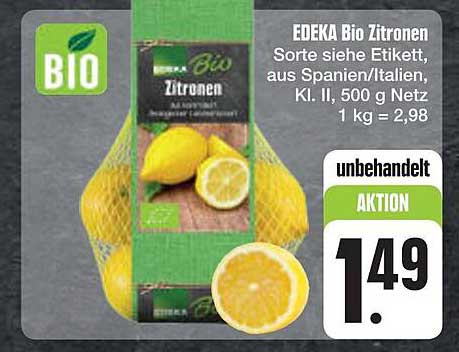 EDEKA Bio Zitronen