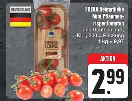 EDEKA Heimatliebe Mini Pflaumenrispentomaten