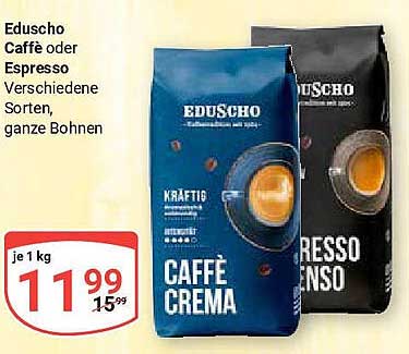 Eduscho Caffè oder Espresso