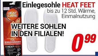 Einlegesohle HEAT FEET